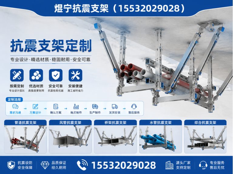周口煜宁抗震支架展示图